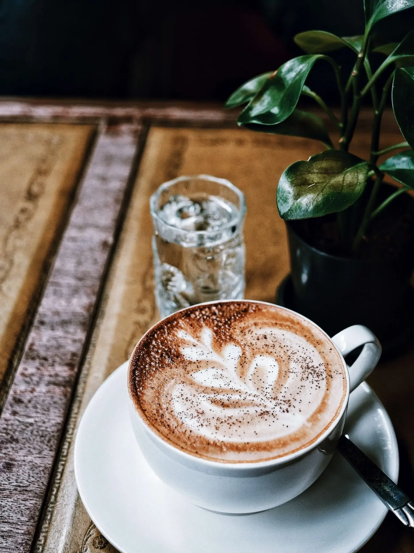 Cinnamon on Top of Coffee