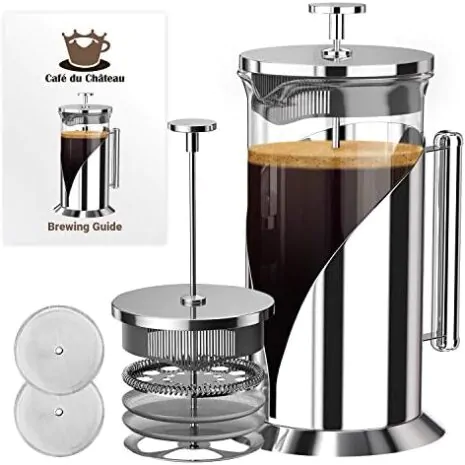 French Press Coffee MakerCoffee Maker With Podless Single-Serve Function