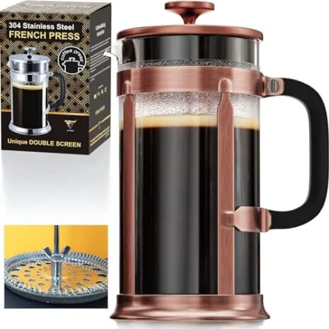 French Press Coffee MakerCoffee Maker With Podless Single-Serve Function