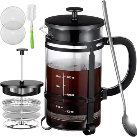 French Press Coffee MakerCoffee Maker With Podless Single-Serve Function