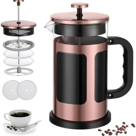 French Press Coffee MakerCoffee Maker With Podless Single-Serve Function