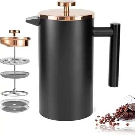 French Press Coffee MakerCoffee Maker With Podless Single-Serve Function