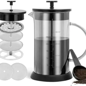 French Press Coffee MakerCoffee Maker With Podless Single-Serve Function