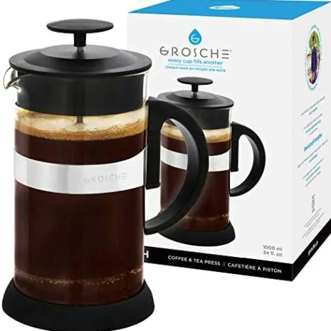 French Press Coffee MakerCoffee Maker With Podless Single-Serve Function