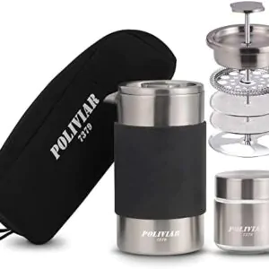 French Press Coffee MakerCoffee Maker With Podless Single-Serve Function